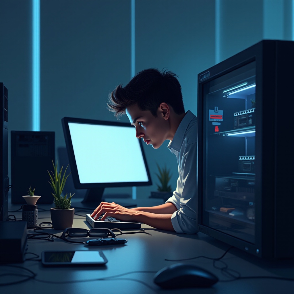 typen zonder te typen computerstoring