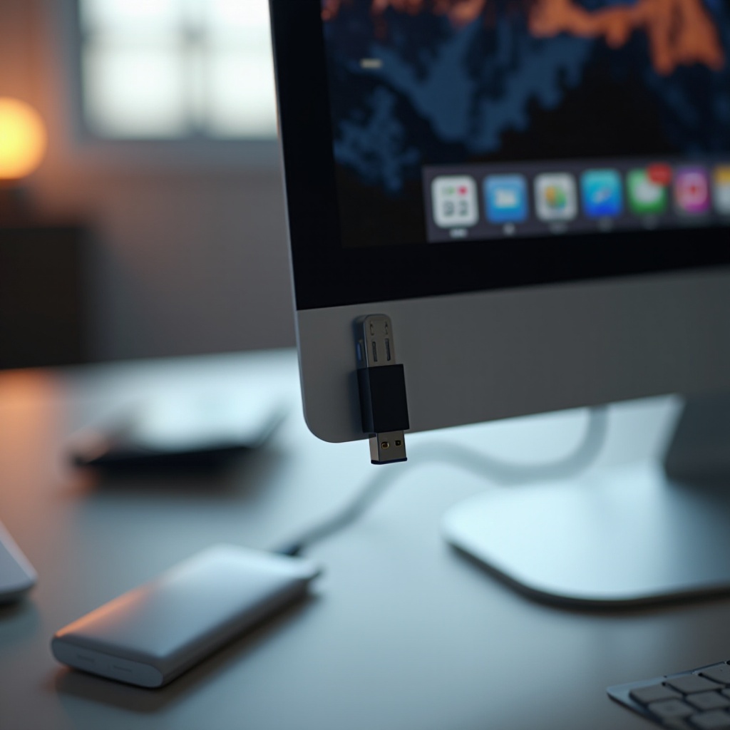 cómo encontrar la memoria USB en un Mac