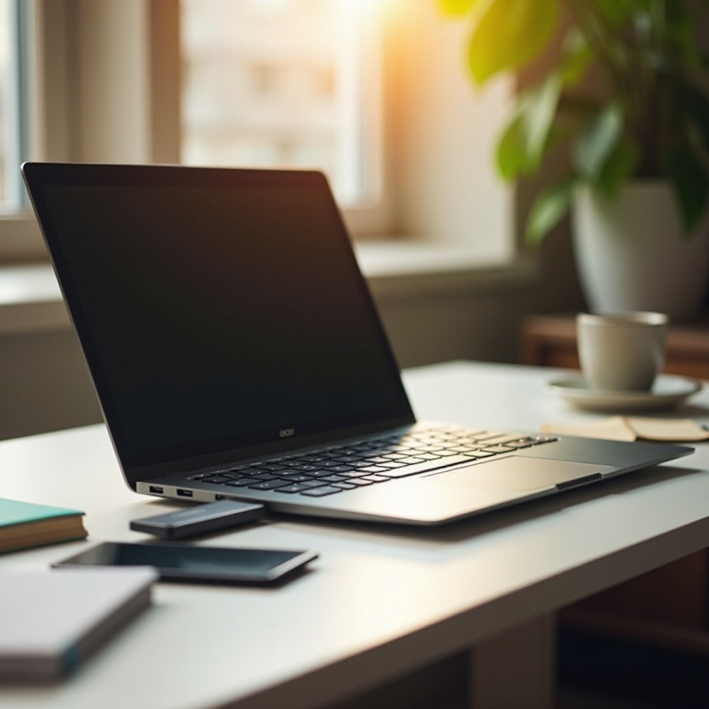 miten nopeuttaa Acer Chromebookia USB-asemalla
