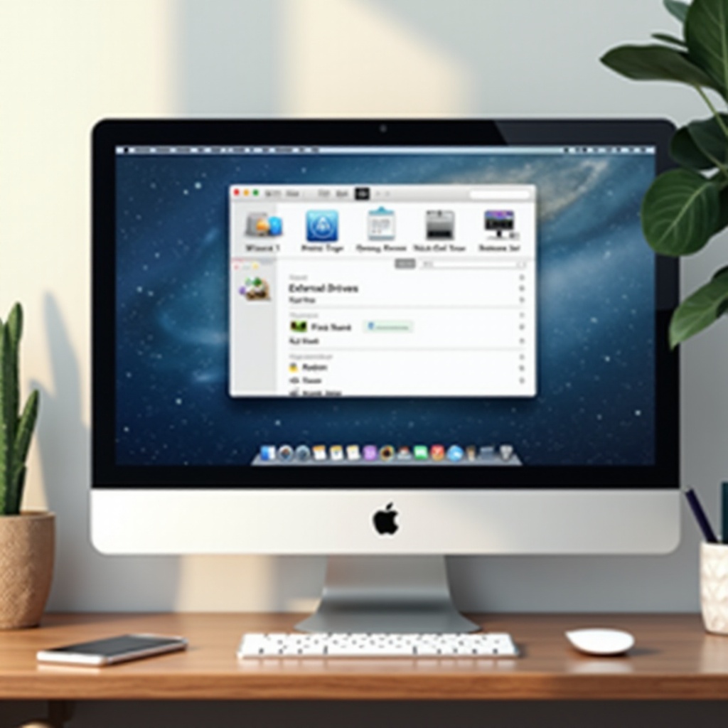 how to find the flash drive on a mac