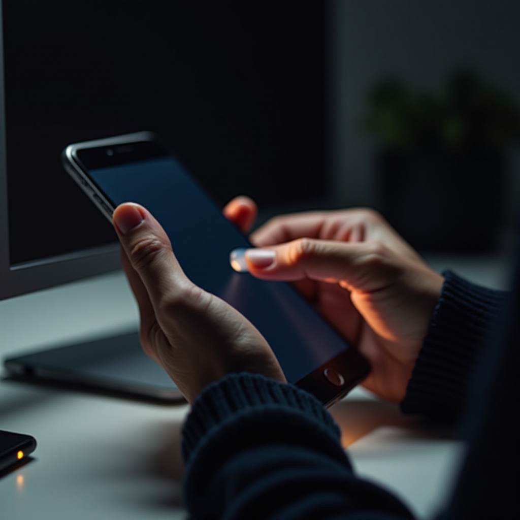 wie man ein Telefon mit einem kaputten schwarzen Bildschirm entsperrt