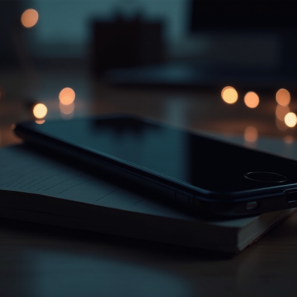 puhelin toimii, mutta näyttö musta