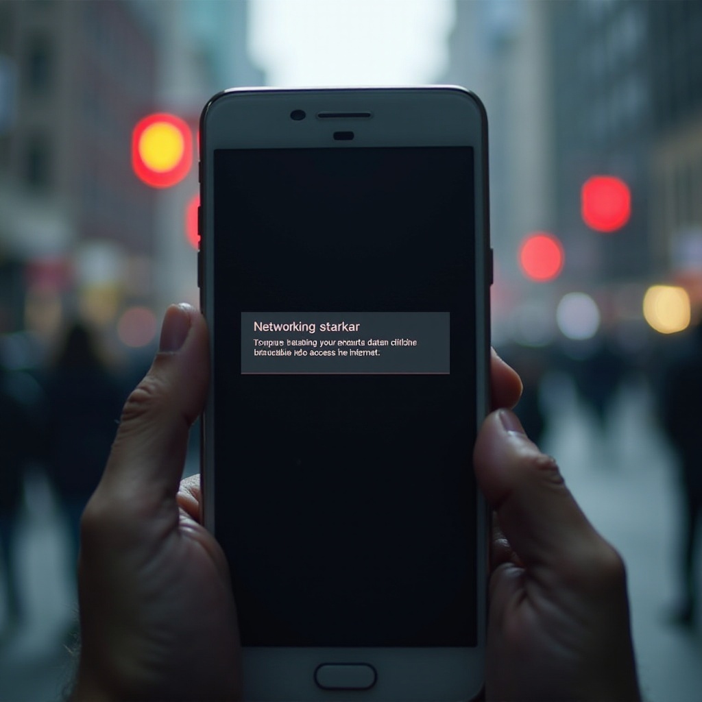 dados estão ativados, mas não é possível acessar a internet no Android