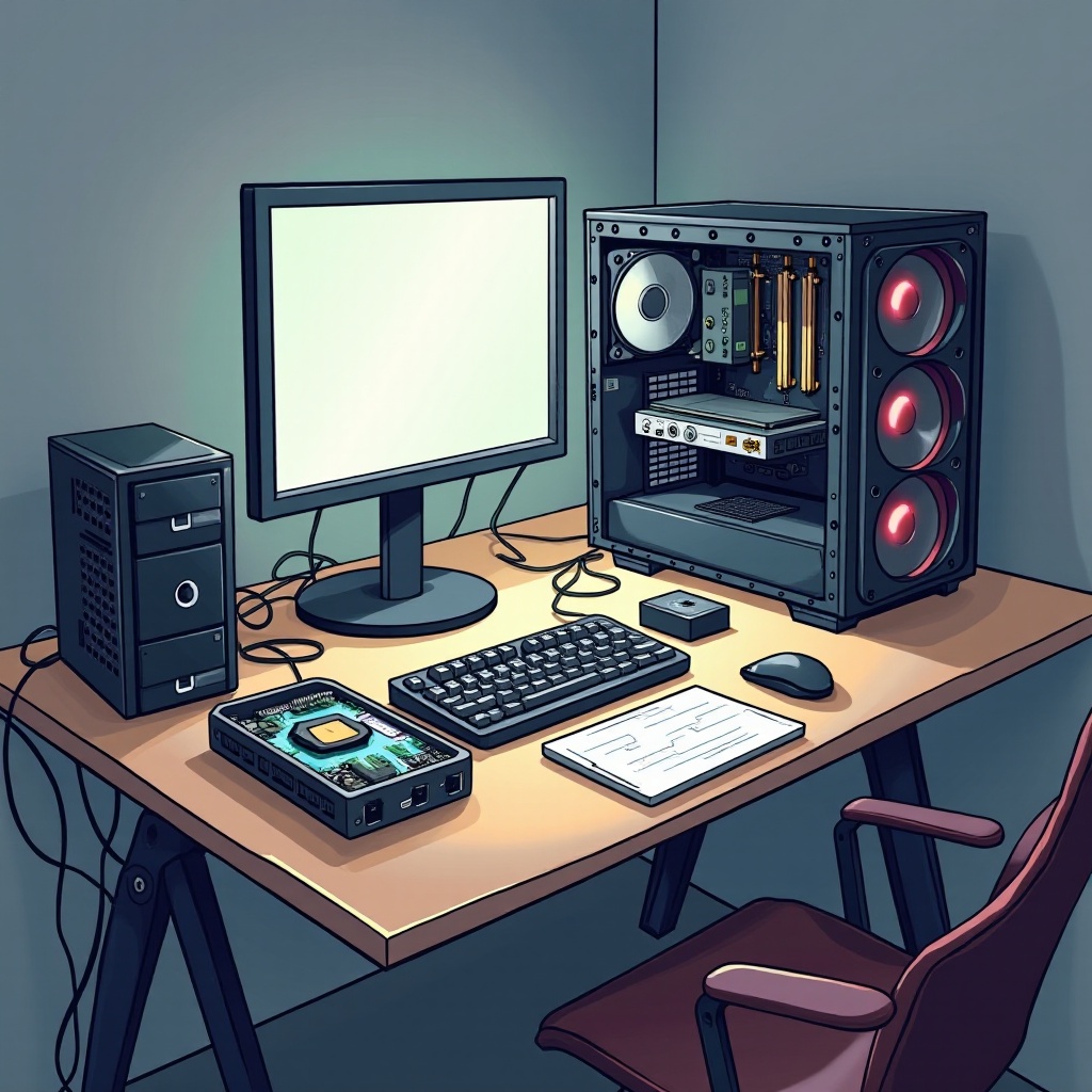 computer senza case