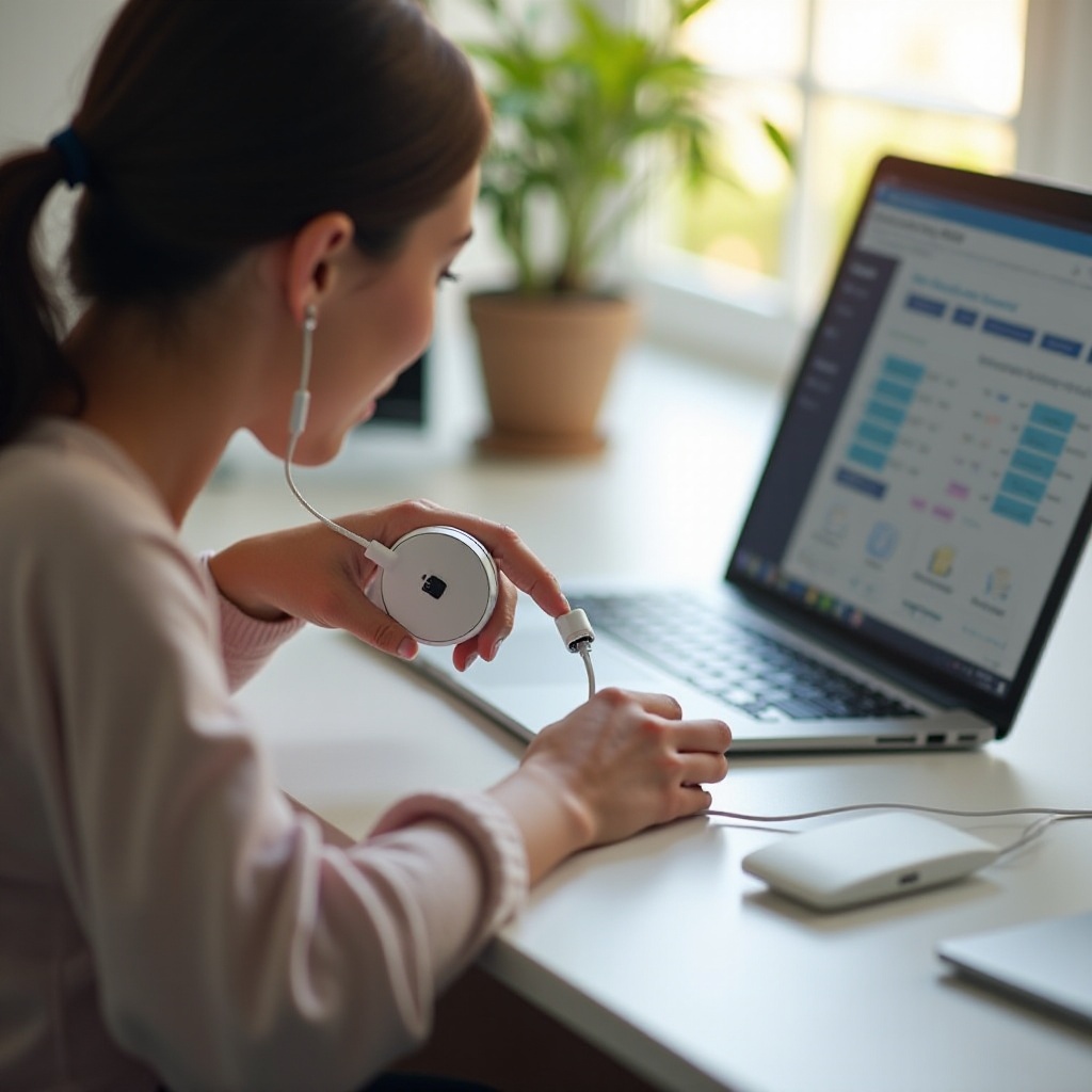 cómo puedo conectar mis auriculares lightning con cable a Windows