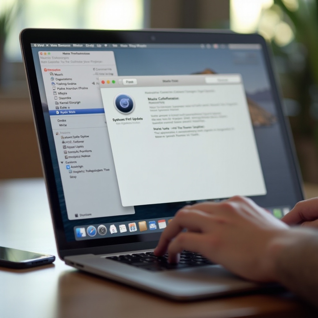 kuinka päivitän macbookini järjestelmäasetusten kautta