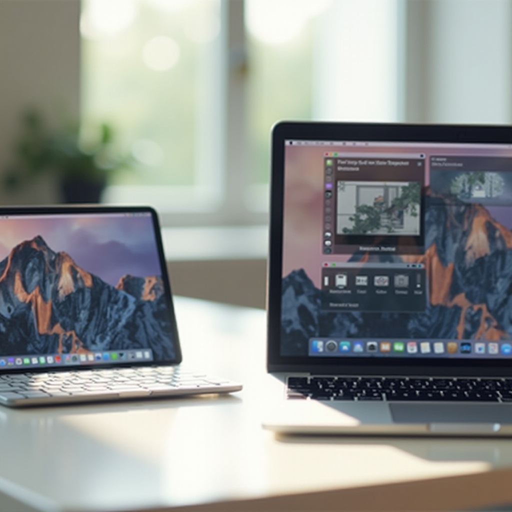como compartilhar a tela da Apple em um Chromebook