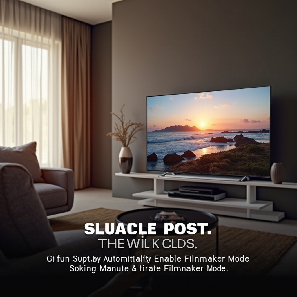 wie man den Filmemacher-Modus auf einem LG-Fernseher automatisch aktiviert