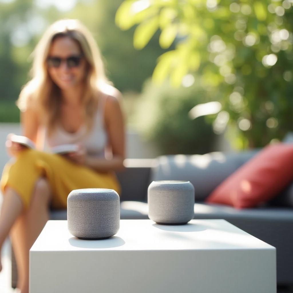 altavoces inalámbricos para exteriores que funcionan con Alexa