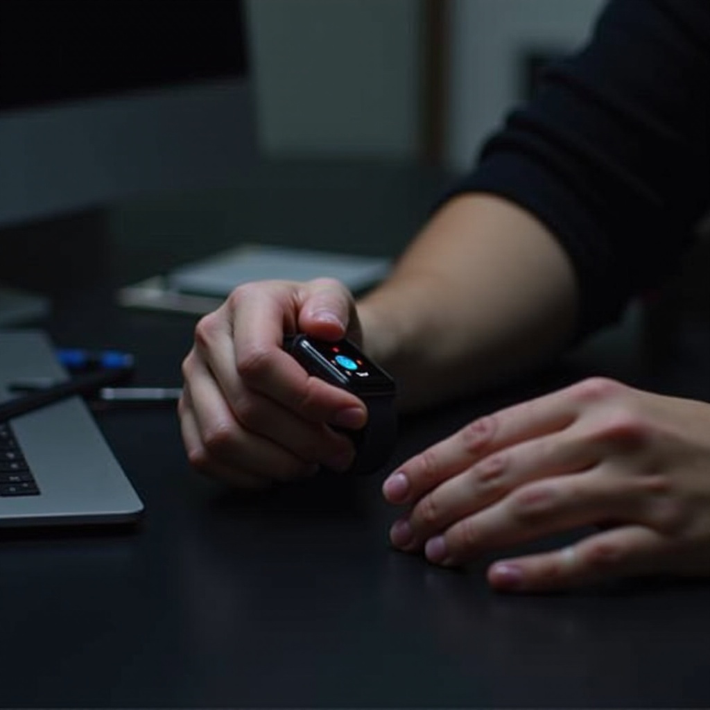 Apple Watch toont het knipperende Apple-logo