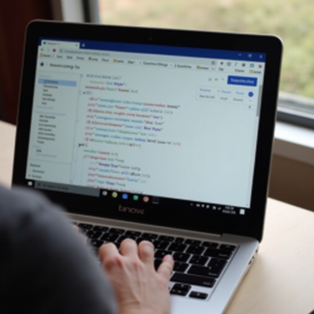 kuinka avata tarkistus Chromebookissa