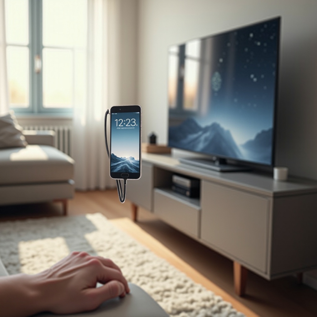 cómo conectar el televisor Samsung al iPhone
