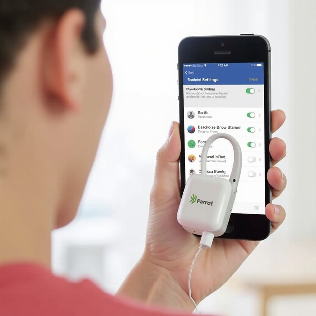 hoe de Parrot Bluetooth-headset te koppelen