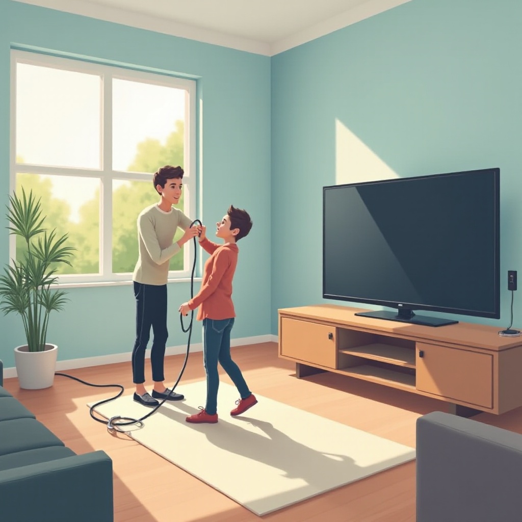 a smart TV não liga