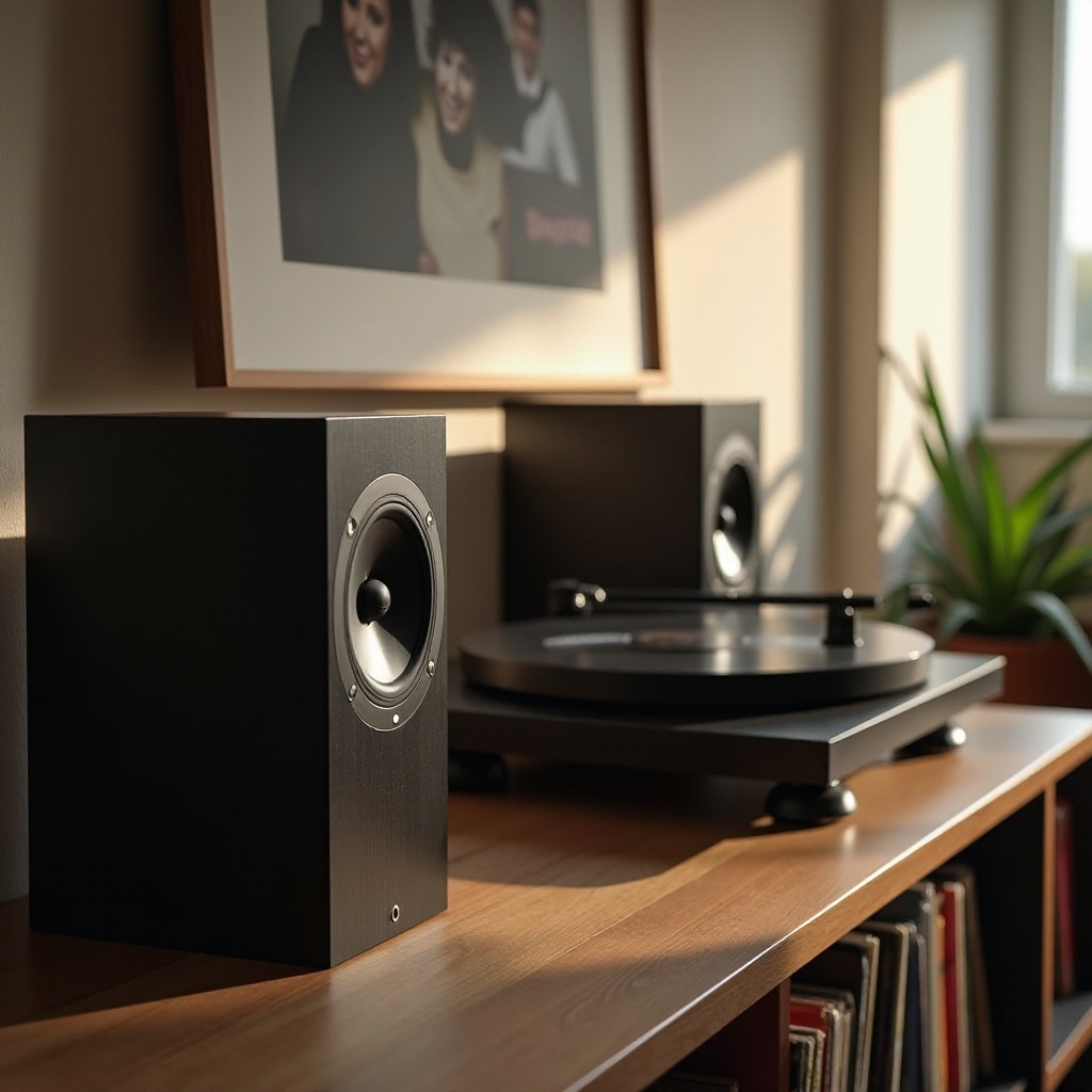 mejores altavoces de estantería con alimentación para tocadiscos