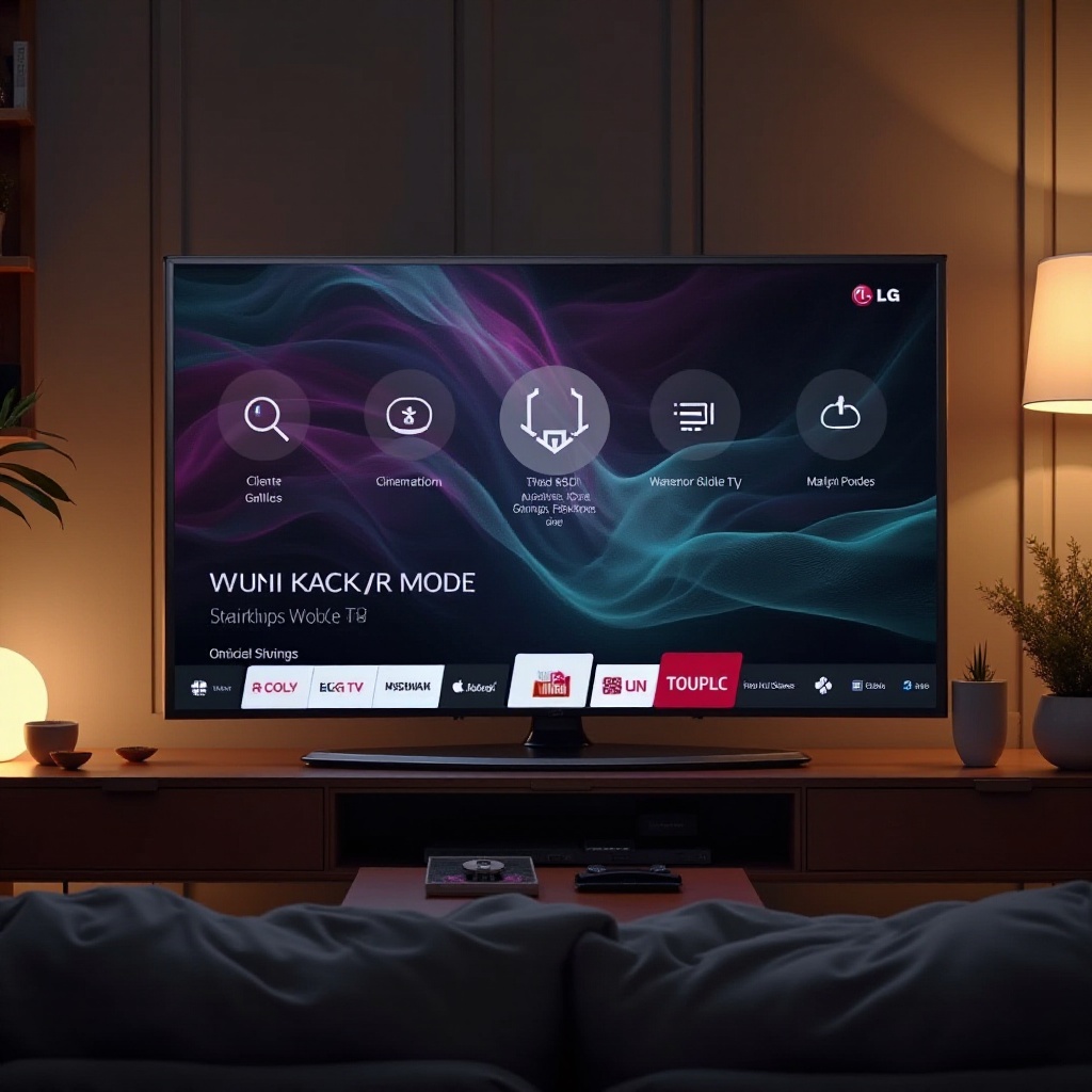 hoe de filmmaker-modus automatisch in te schakelen op een lg-tv