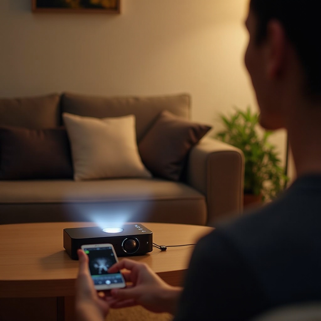 hoe de ijoy smartphone projector te gebruiken