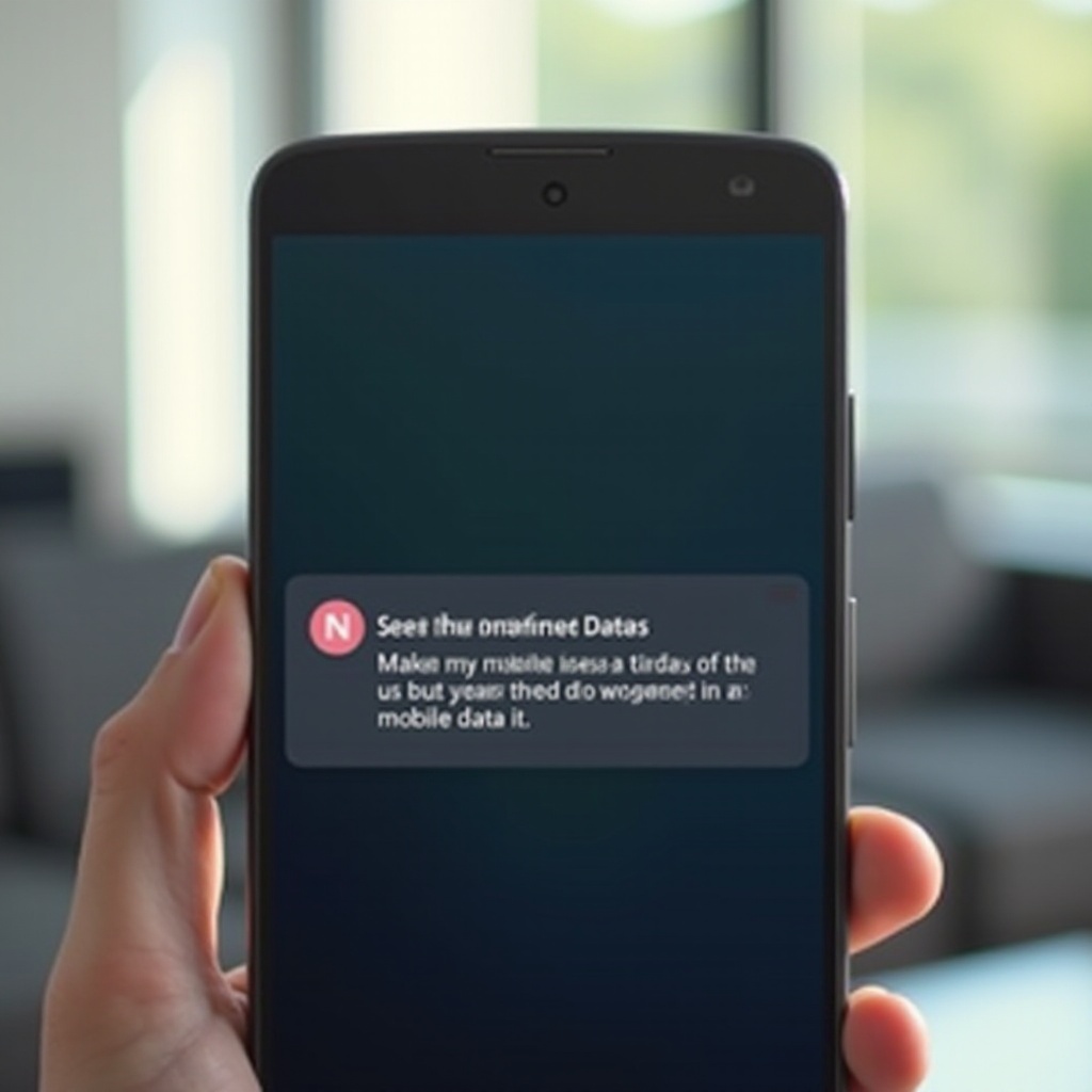 los datos están activados pero no se puede acceder a Internet en Android