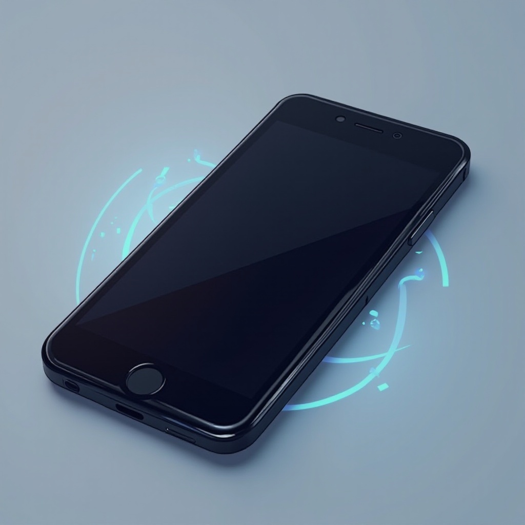 teléfono funcionando pero pantalla negra