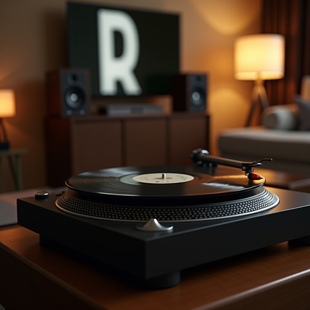 tocadiscos que se conecta a altavoces bluetooth