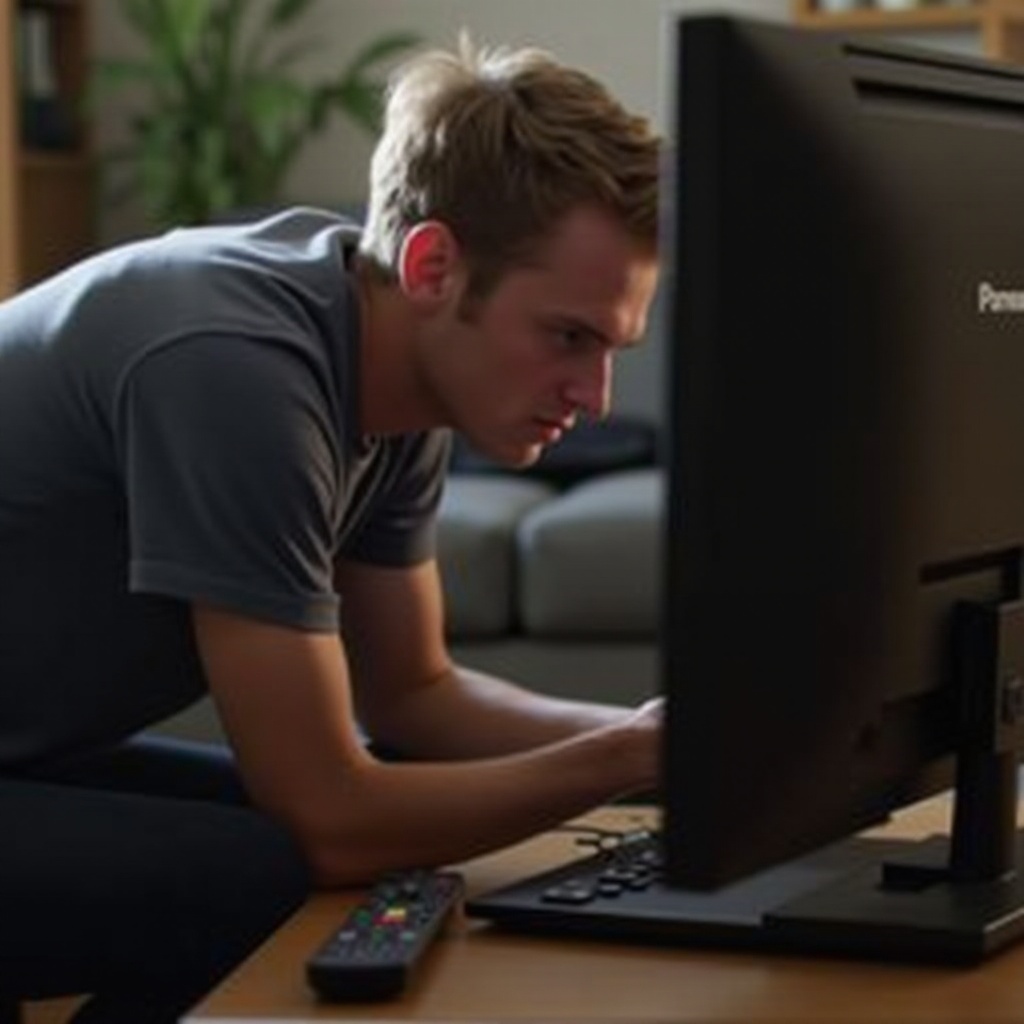 Panasonic-televisio ei käynnisty