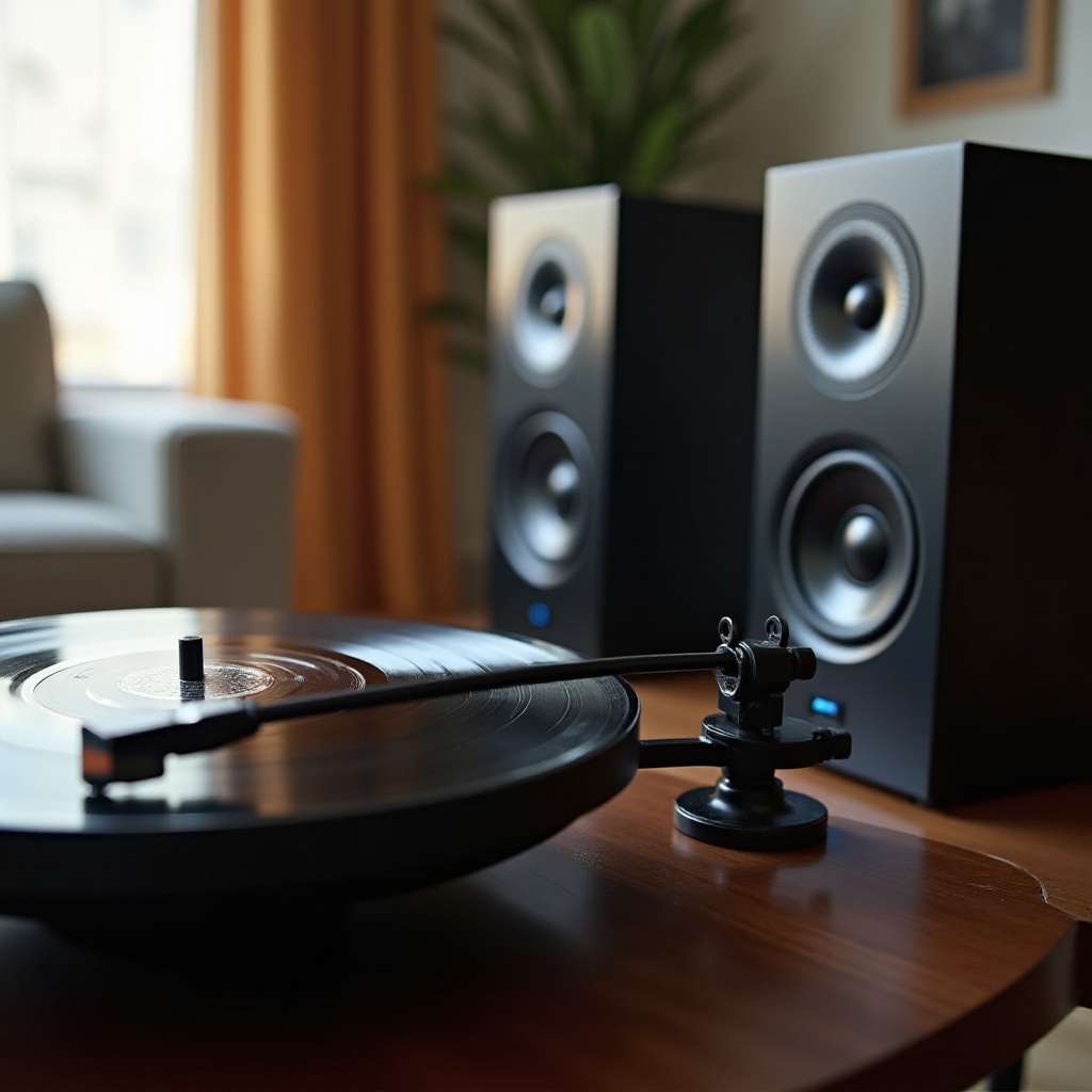 mejores altavoces de estantería con alimentación para tocadiscos
