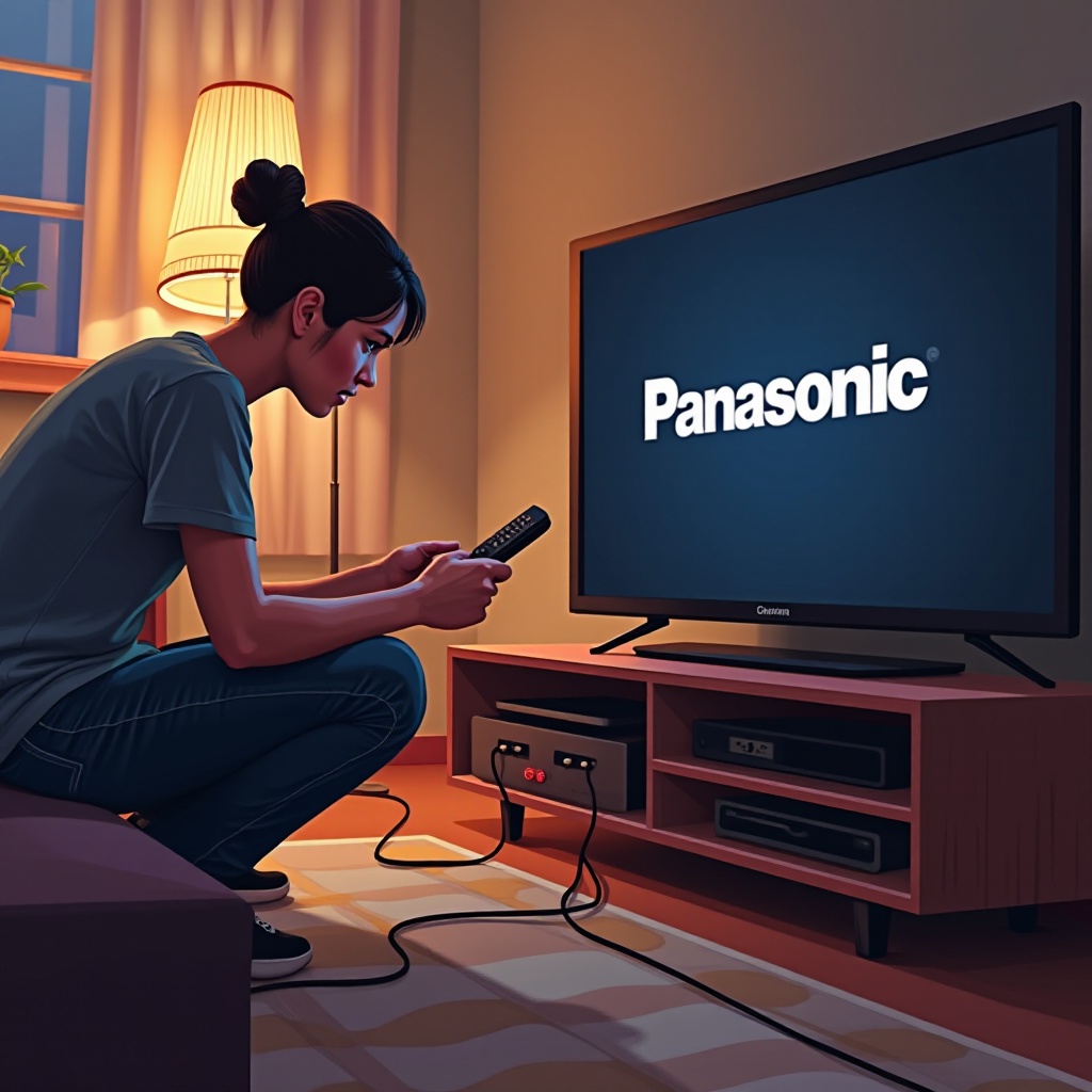panasonic tv will not switch on
