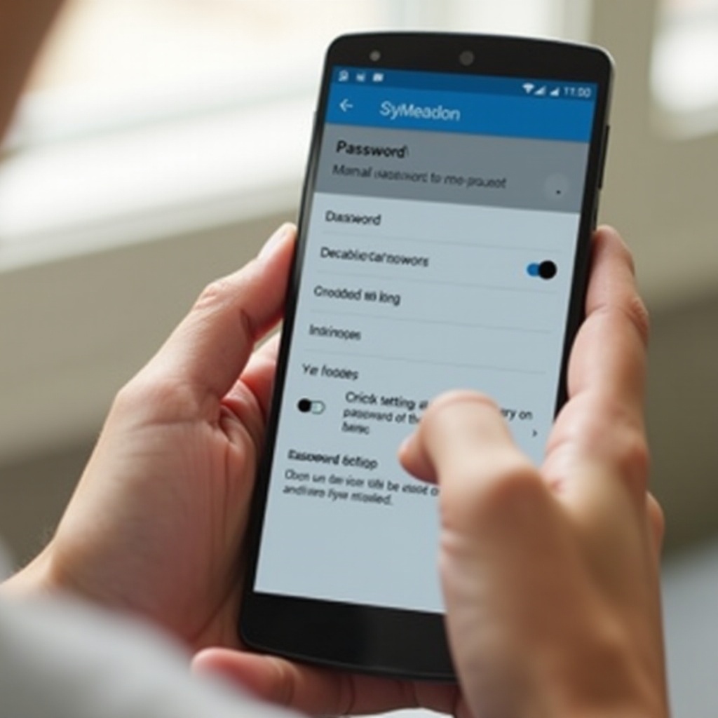cómo quitar una contraseña en un teléfono Android Cricket