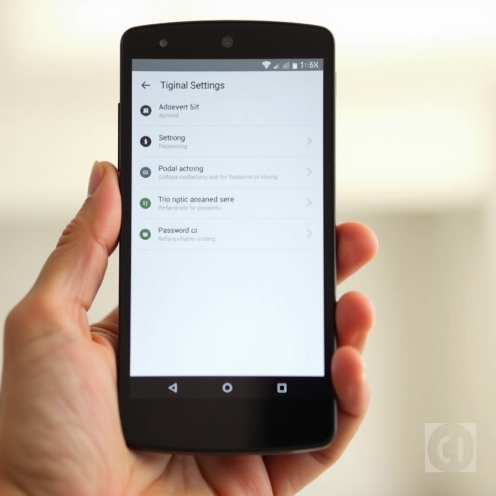 how to remove a password on an android cricket phone