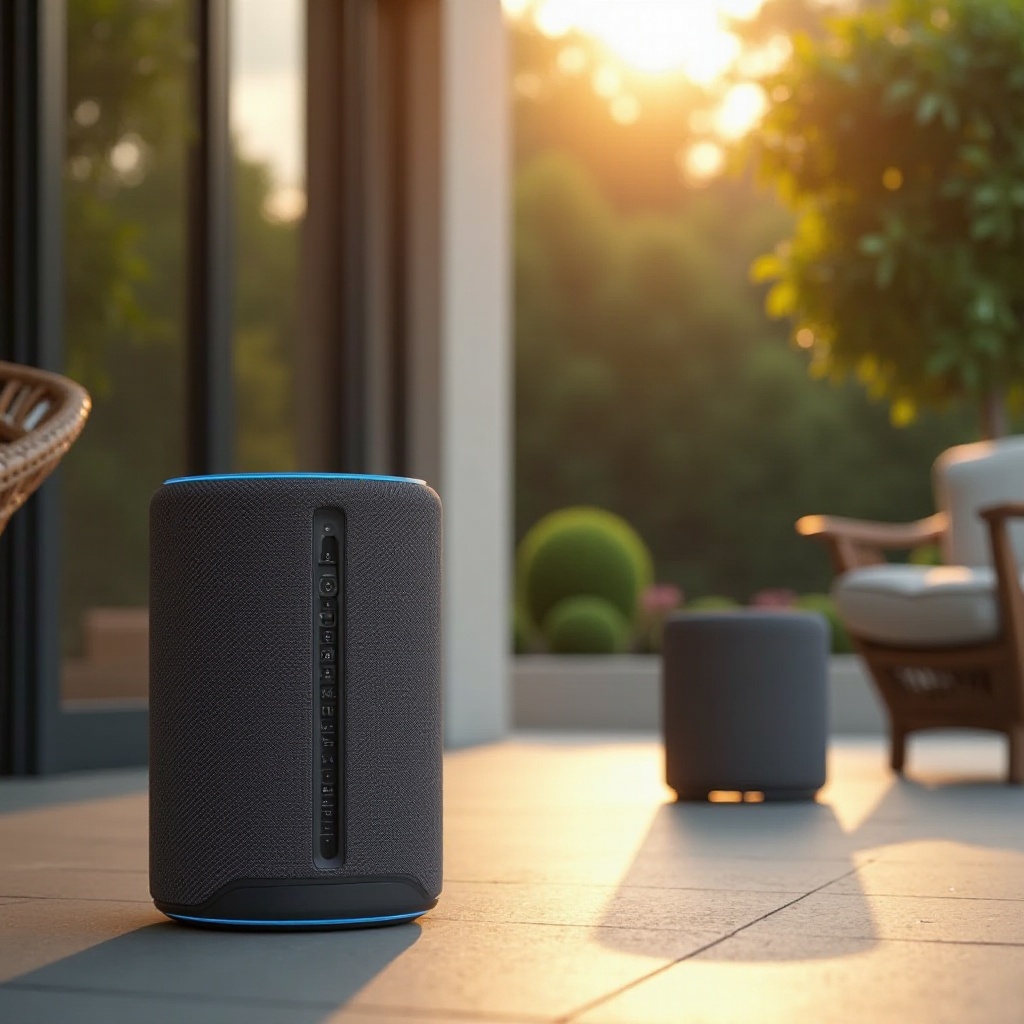 draadloze buitenluidsprekers die werken met Alexa