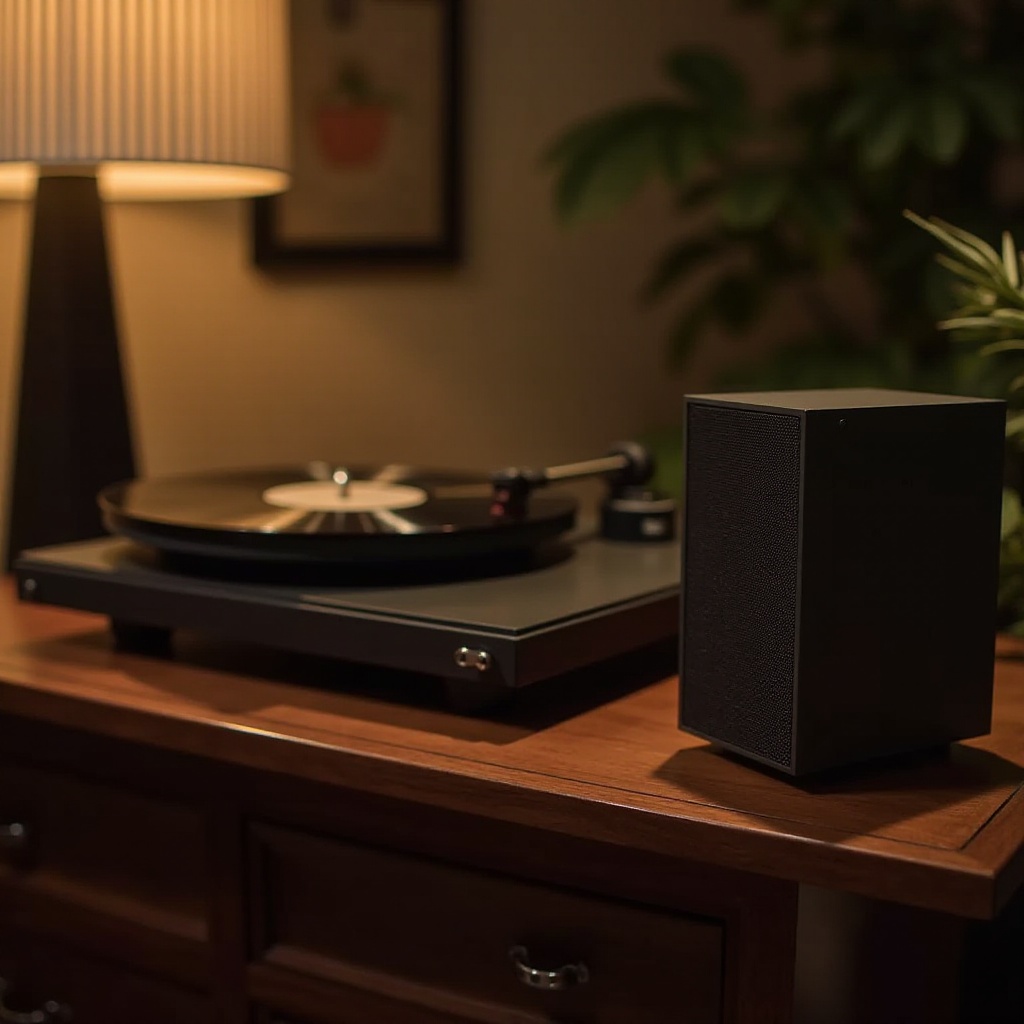 record player that connects to bluetooth speakers