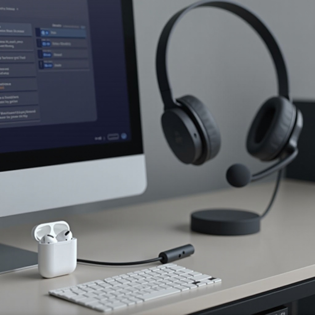 puedes tener AirPods y un auricular inalámbrico en el PC