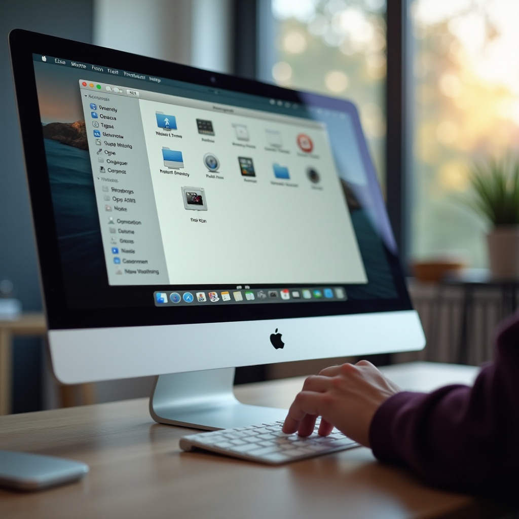 hoe de USB-stick op een Mac te vinden