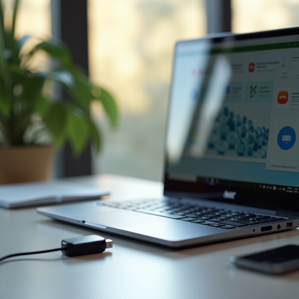 wie man ein Acer Chromebook mit einem USB-Laufwerk beschleunigt