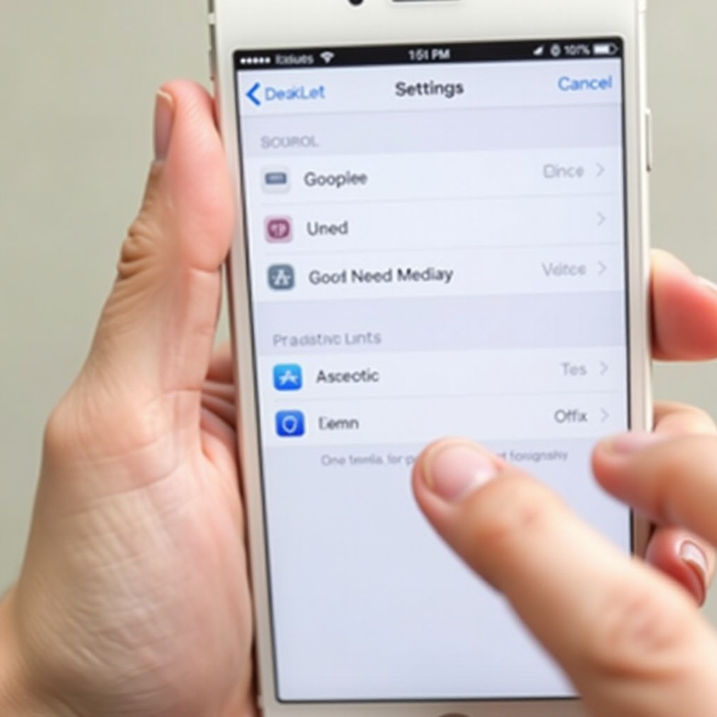 redefinir o texto preditivo do iPhone