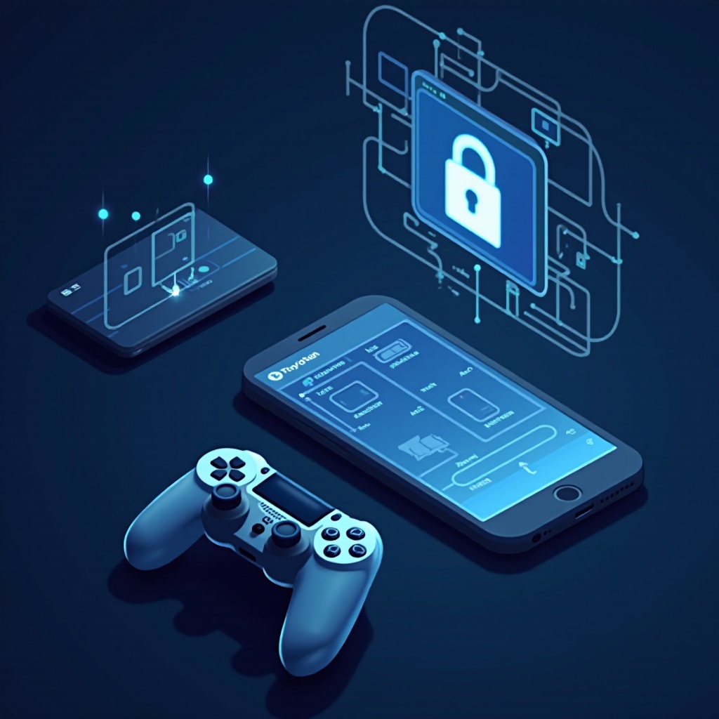 how to lock ps5 from phone