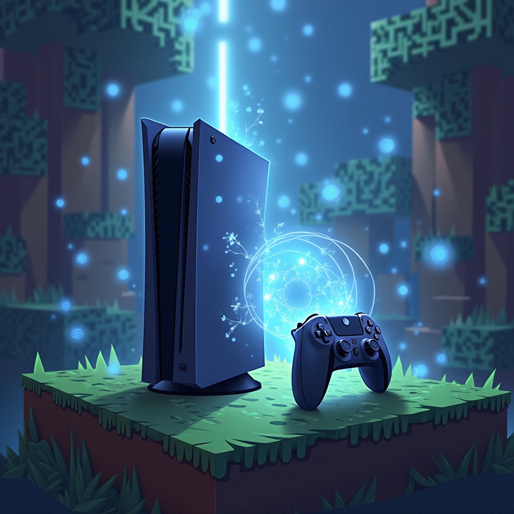 PS5 e celular podem jogar Minecraft juntos