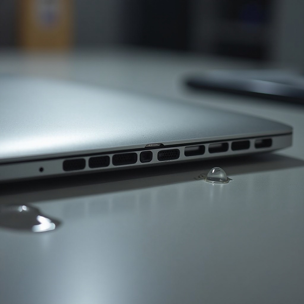 wie man wasserbeschädigte Lüftungsschlitze am MacBook Pro M1 repariert