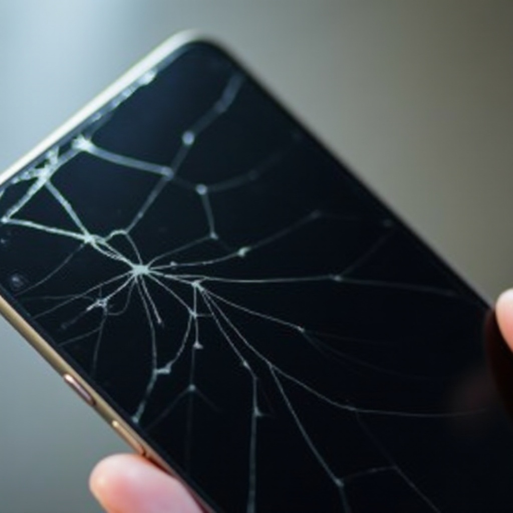 cómo desbloquear un teléfono con la pantalla negra rota