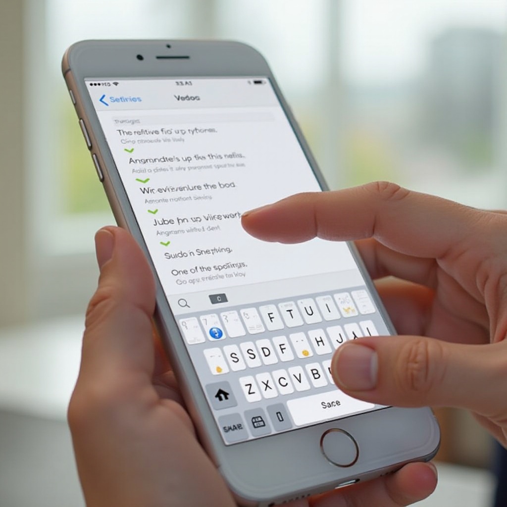 voorspellende tekst van de iPhone opnieuw instellen