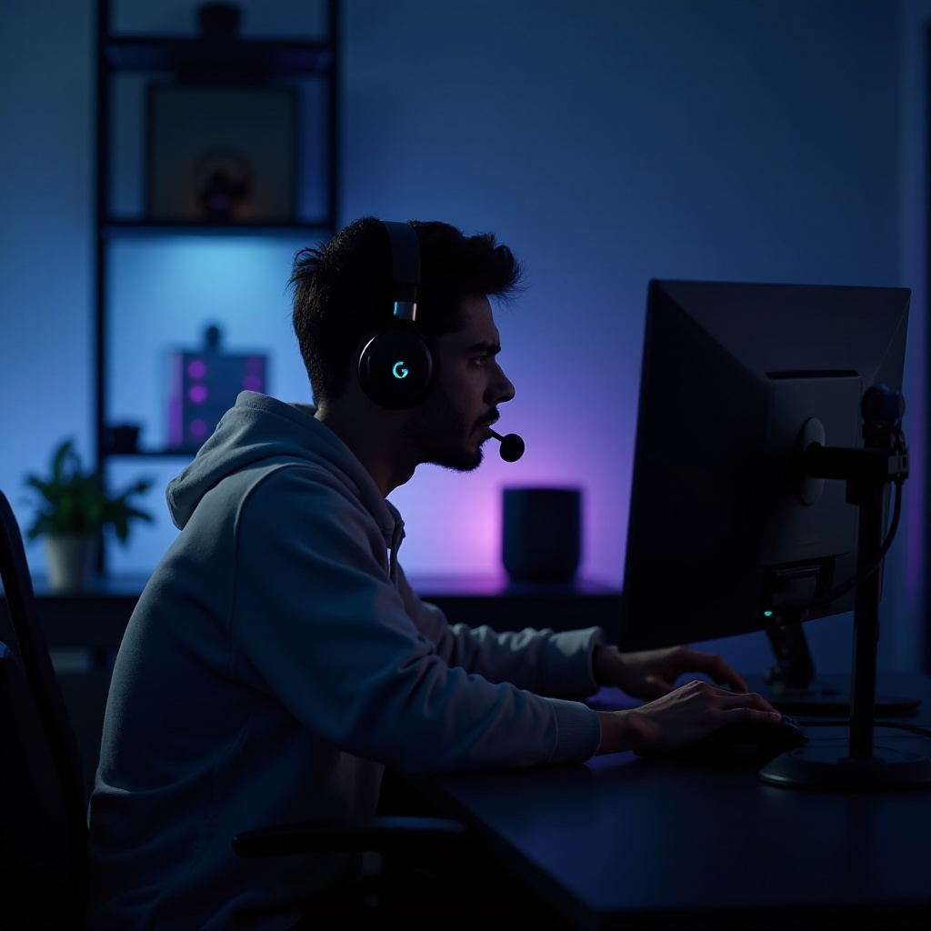 microfone do Logitech G Pro X não está funcionando