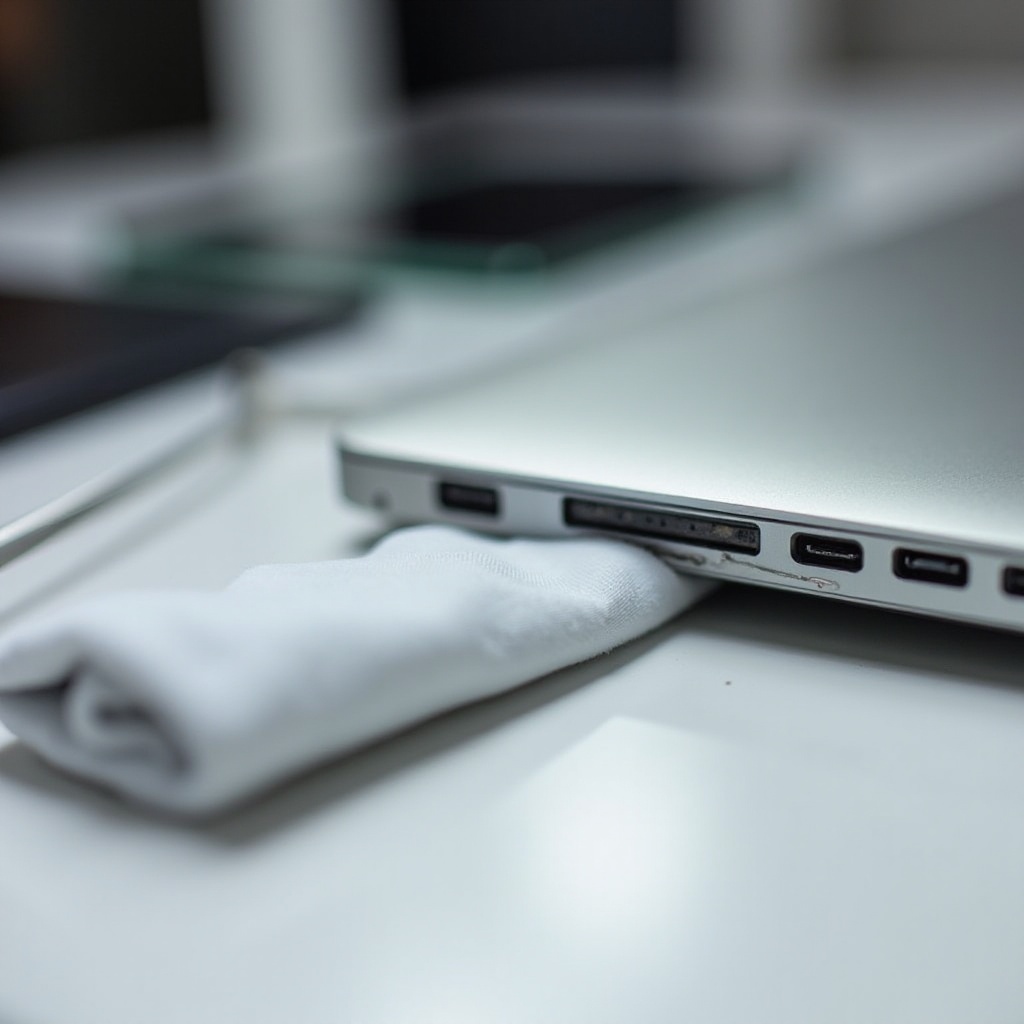 wie man wasserbeschädigte Lüftungsschlitze am MacBook Pro M1 repariert