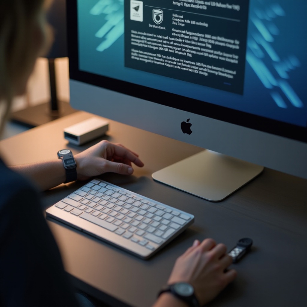 comment trouver la clé USB sur un Mac
