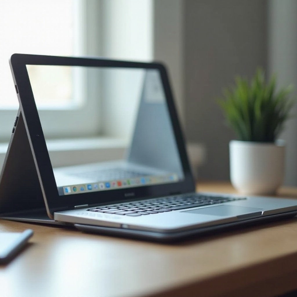 como compartilhar a tela da Apple em um Chromebook