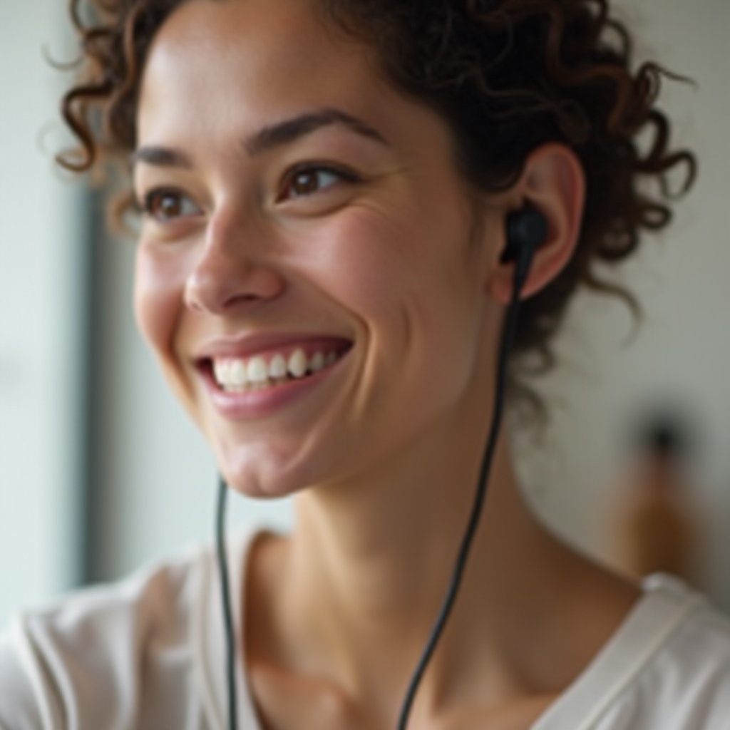 wie man earbuds am Spiegeln hindert