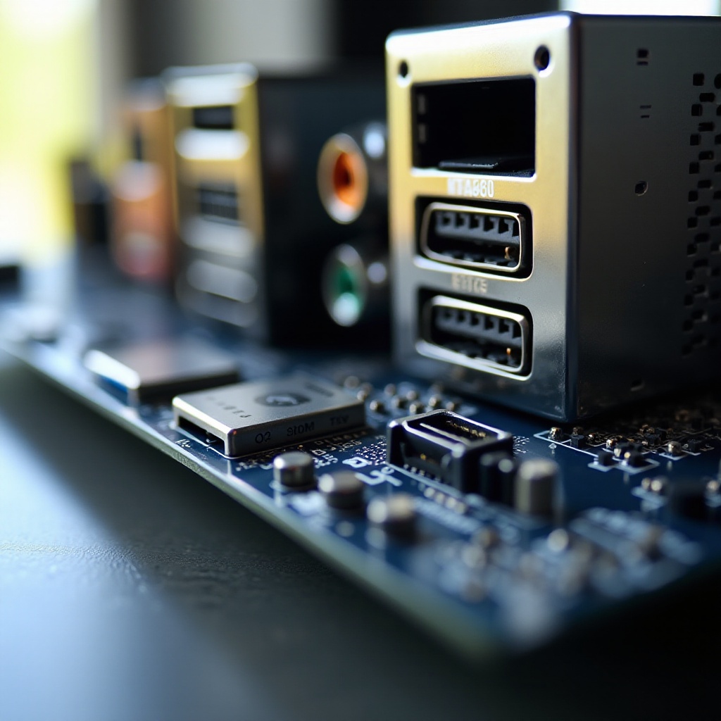 schede madri con connettori posteriori