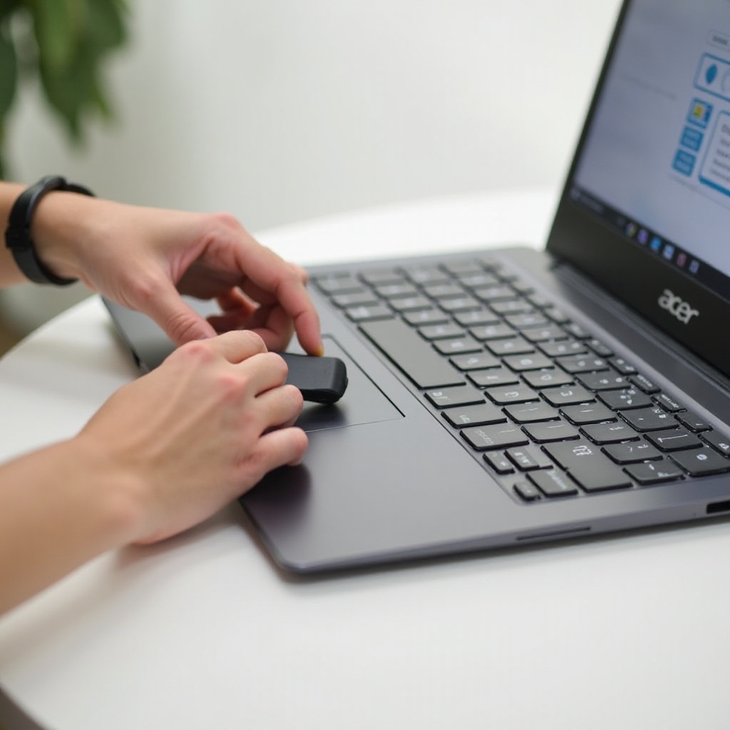 cómo acelerar un Chromebook Acer con una unidad USB