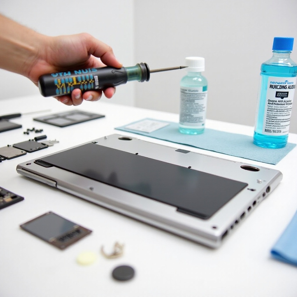 como consertar as aberturas de ar danificadas pela água no MacBook Pro M1