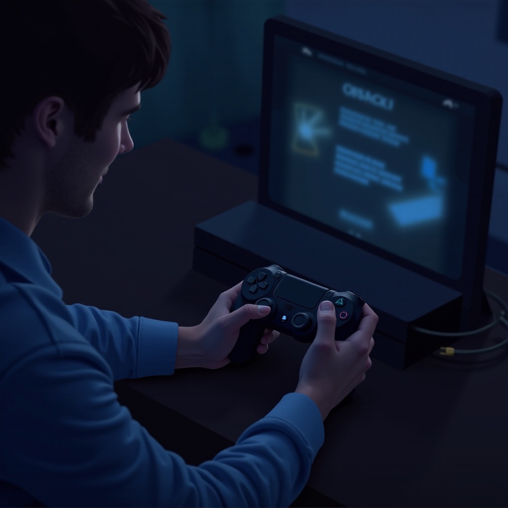 no se puede iniciar la PS4, conecte el DualShock 4