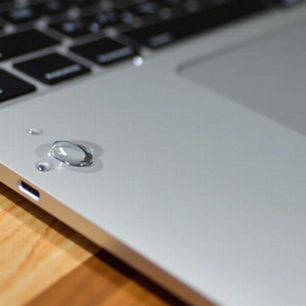 como consertar as aberturas de ar danificadas pela água no MacBook Pro M1